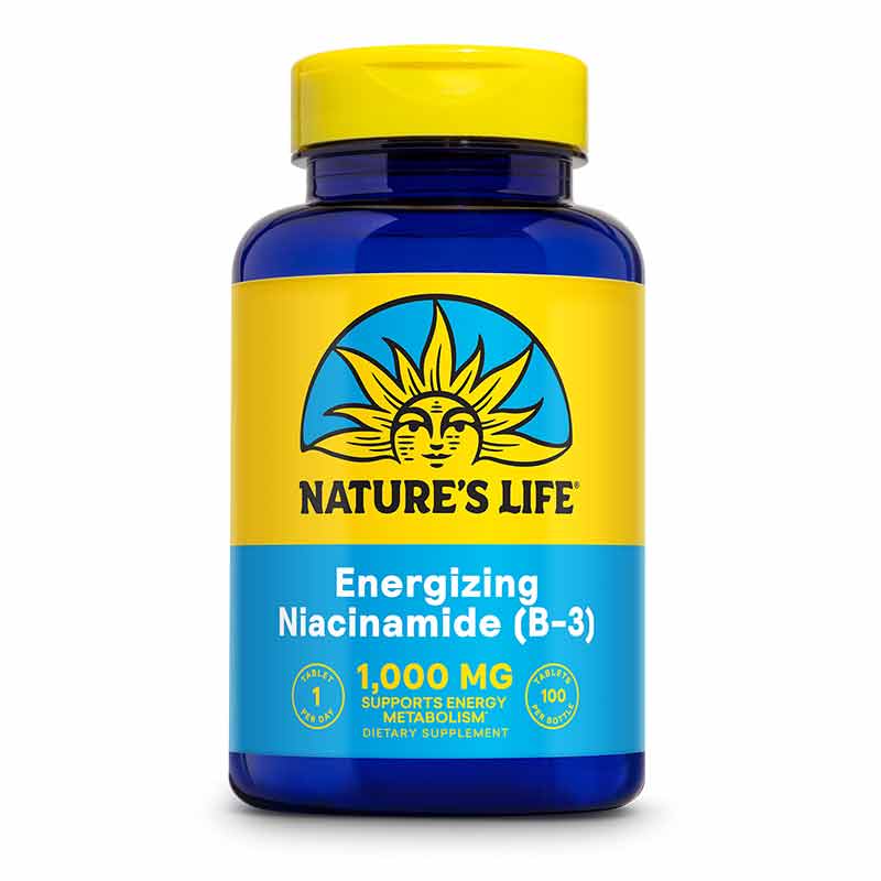 Energizing Niacinamide (B-3) 1000 Mg