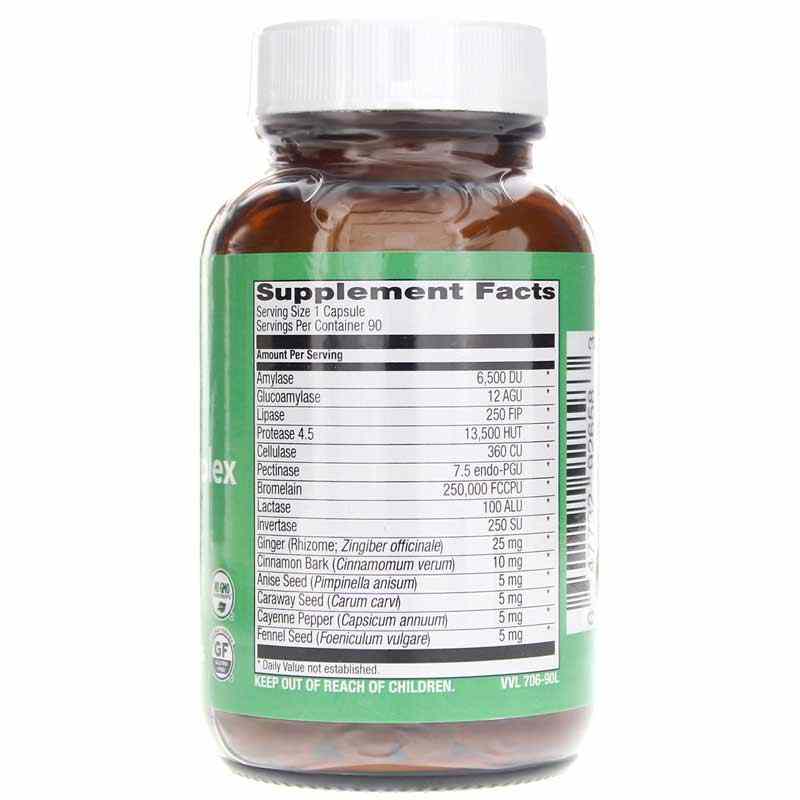 Enzyme Complex Plant-Based, 90 Veg Capsules, NHC