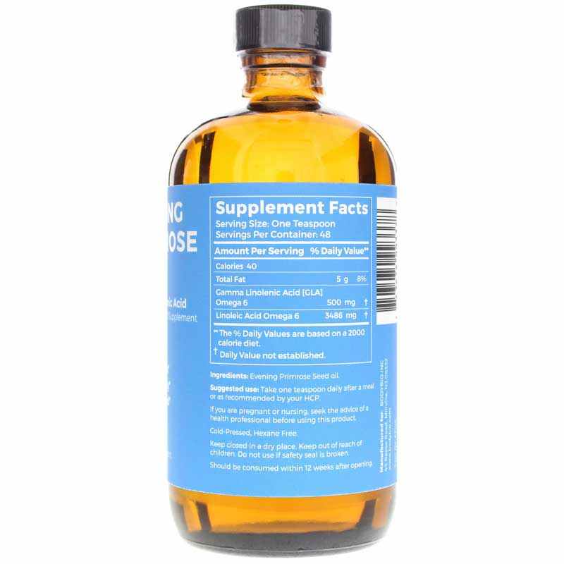 Evening Primrose Oil Liquid, 8 Oz, BDB