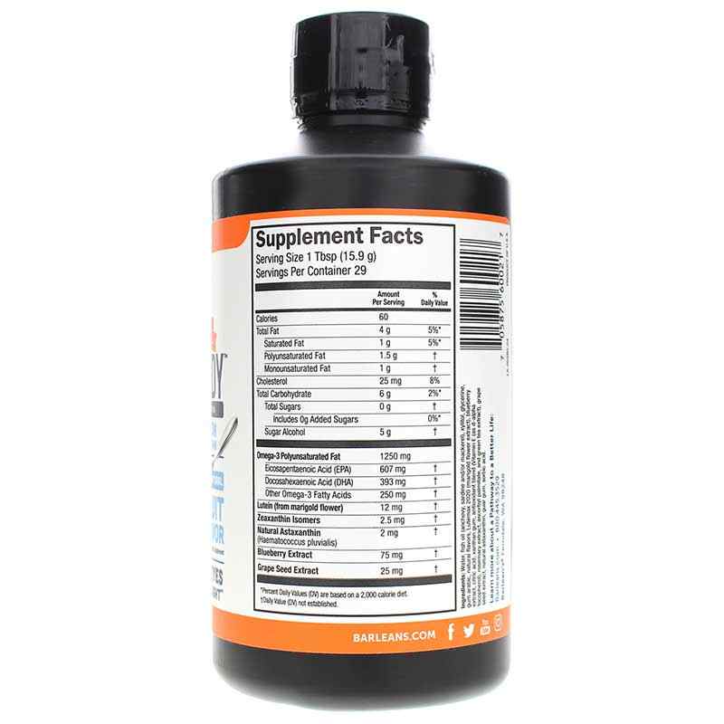 Eye Remedy Tangerine Smoothie Fish Oil, 16 Oz, BOO