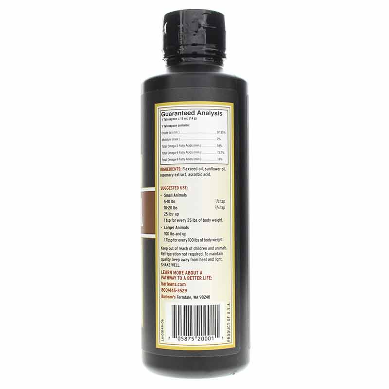 Flax Oil For Animals, 12 Oz, BOO