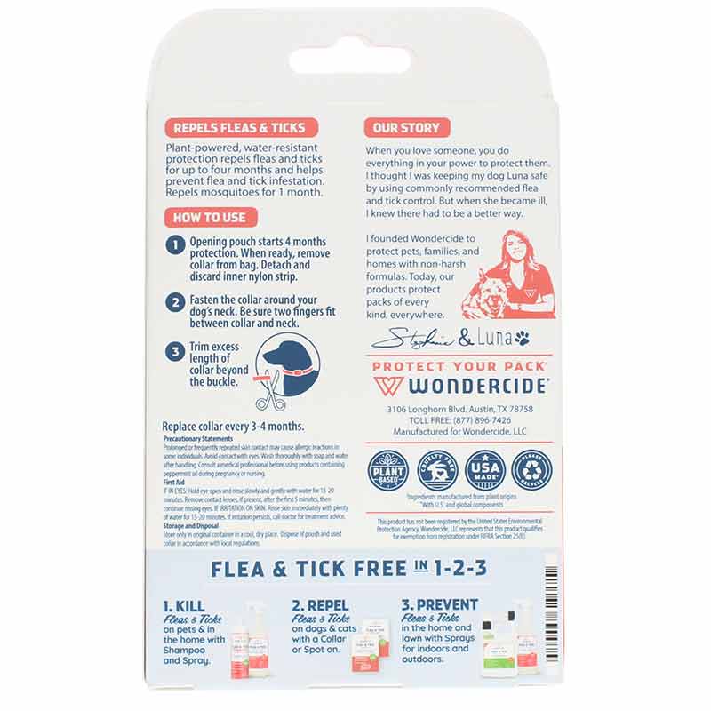 Flea & Tick Collar for Dogs, WND