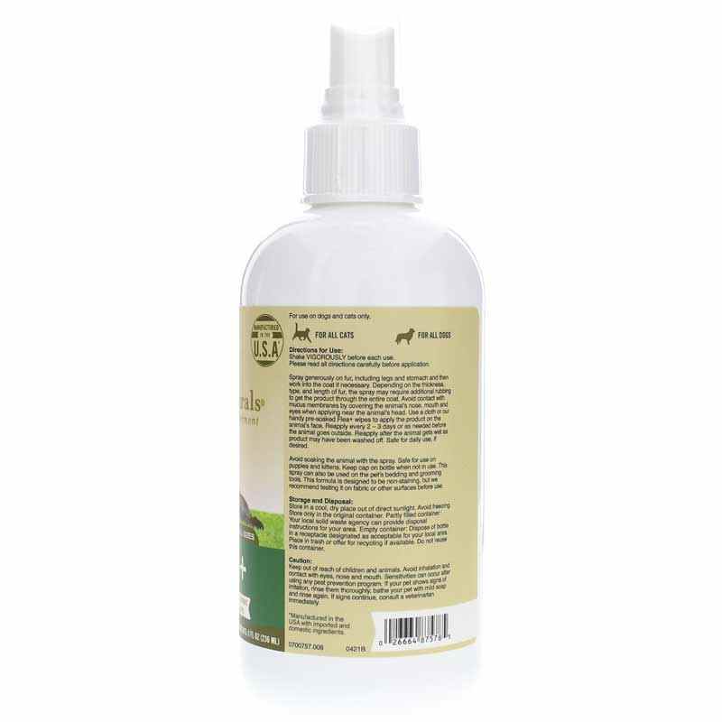 Flea + Tick Spray for Dogs and Cats of All Sizes, 8 Oz, PNV