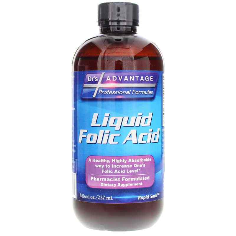 Folic Acid Liquid, 8 Oz, DRA