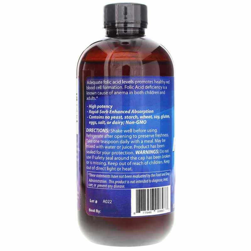 Folic Acid Liquid, 8 Oz, DRA