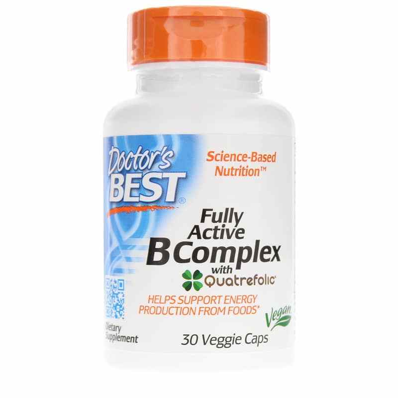 Fully Active B Complex, 30 Veg Capsules, DRB