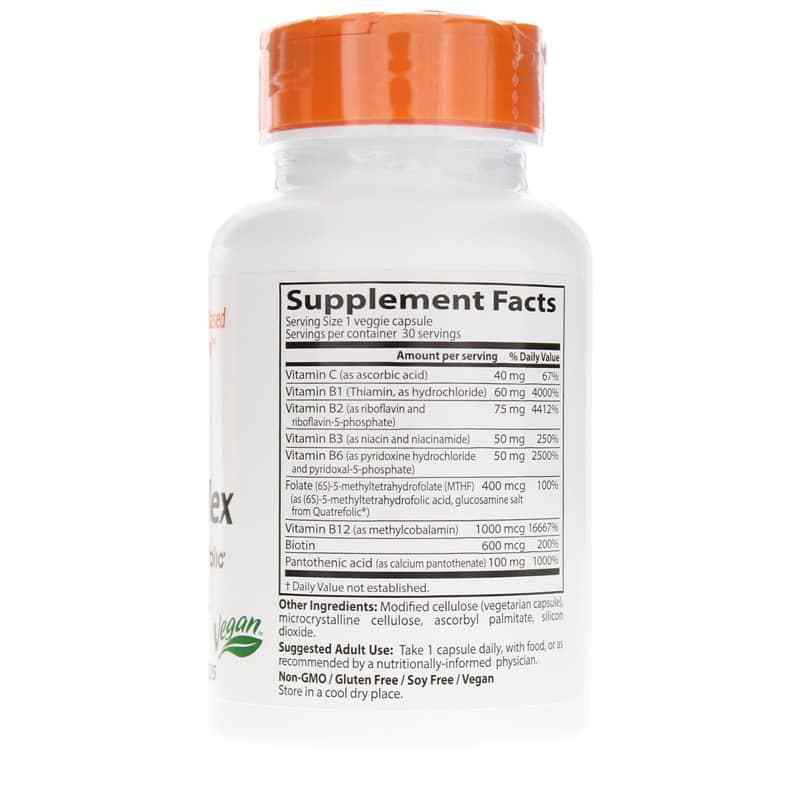 Fully Active B Complex, 30 Veg Capsules, DRB