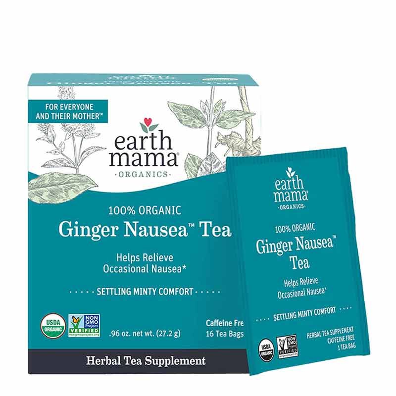 Ginger Nausea, 16 Tea Bags, ERMO