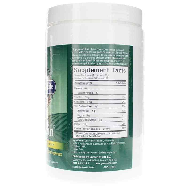 Goatein Pure Goat's Milk Protein, Garden of Life