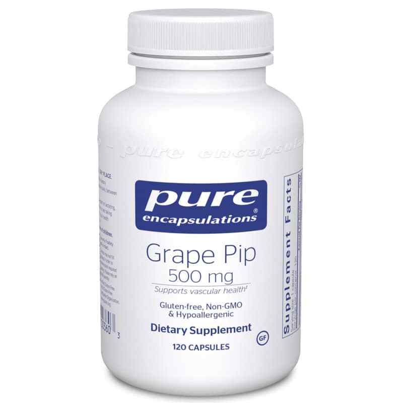 Grape Pip 500 Mg, 120 Capsules, PEC