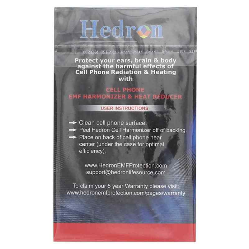 Hedron Phone EMF Blocker (6-Pack)  Electromagnetic Frequency  Phone/Computer RF Shield - Hedron @ Conners Clinic