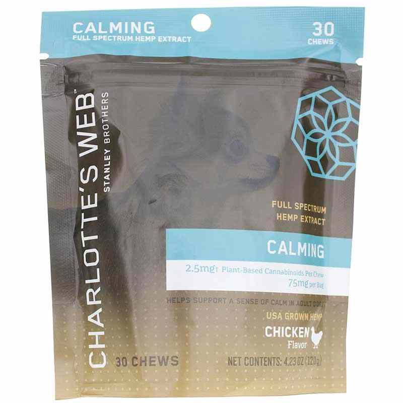 Hemp Extract Calming Chews for Adult Dogs Chicken Flavor, CW