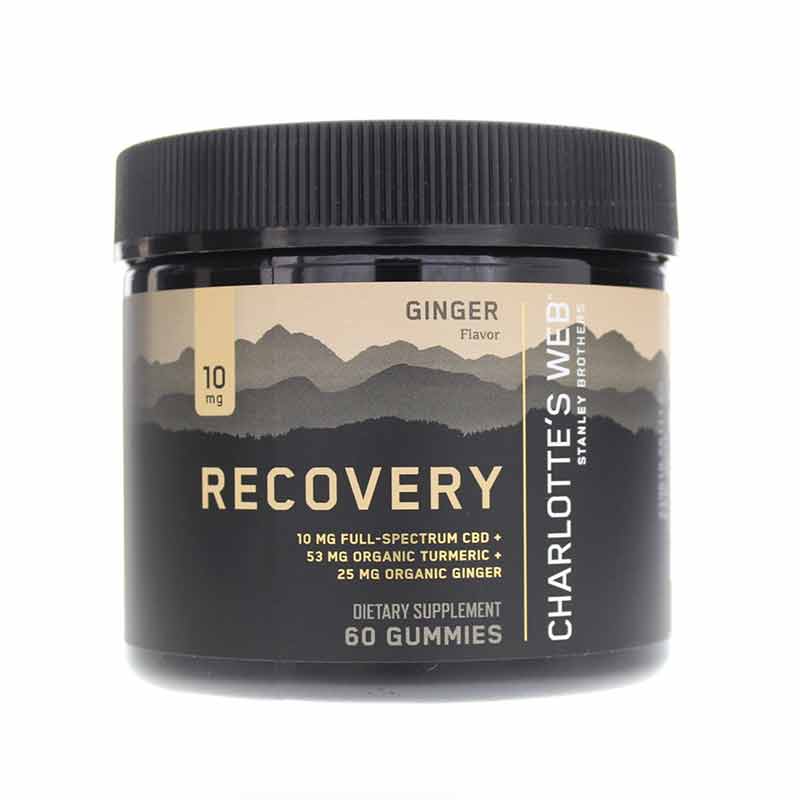 Hemp Extract-Infused Gummies Recovery Ginger Flavor, CW