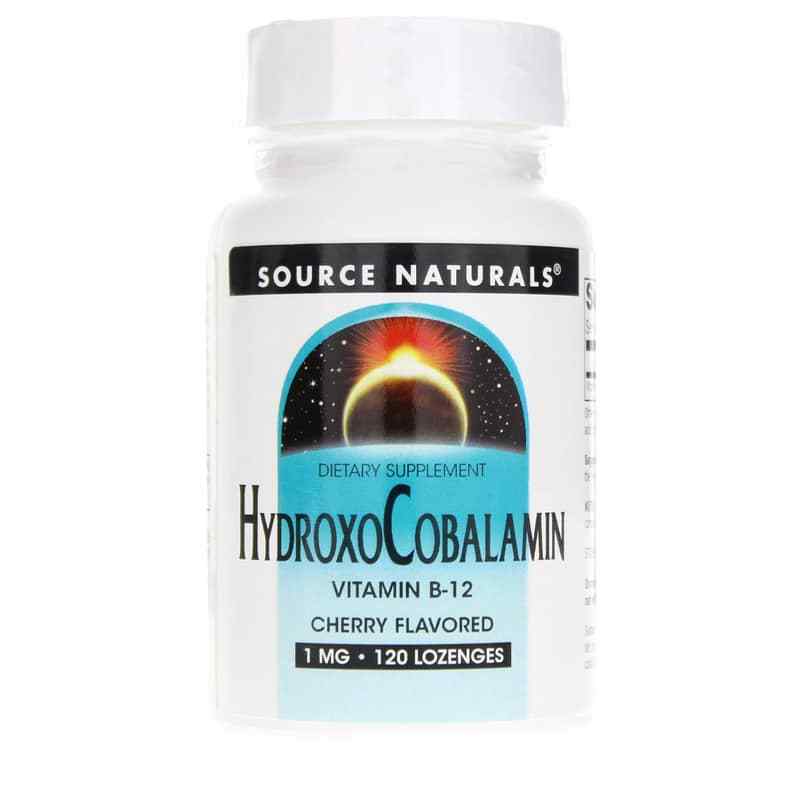 Hydroxocobalamin 1 Mg Cherry Source Naturals