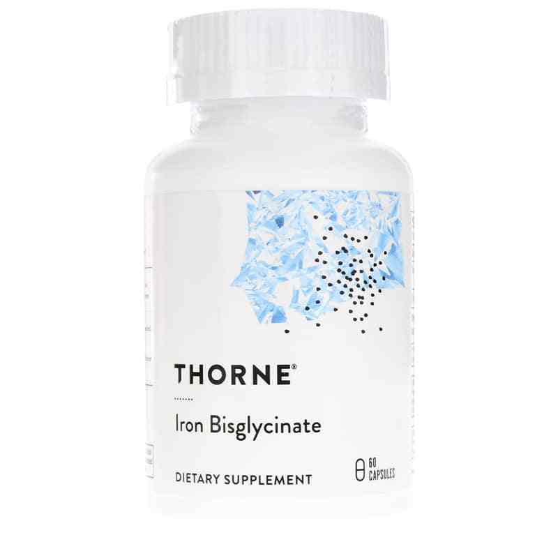 Iron Bisglycinate, 60 Veg Capsules, THR