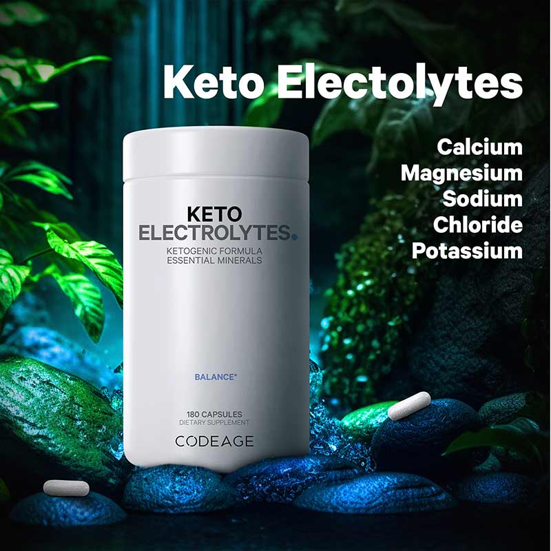 Keto Electrolytes, 180 Capsules, CDE