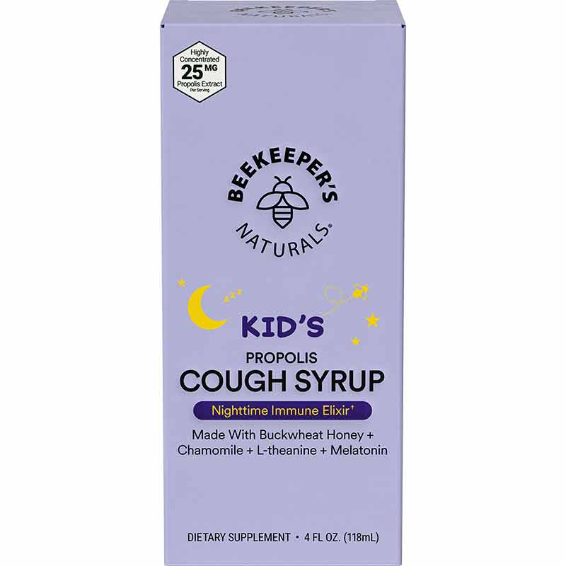 Kids Propolis Cough Syrup Nighttime, 4 Oz, BKN