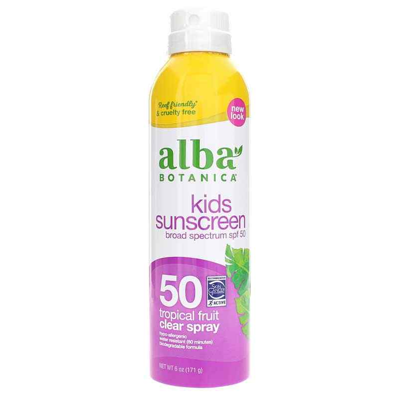 Kids Sunscreen Clear Spray SPF 50, 6 Oz, AB