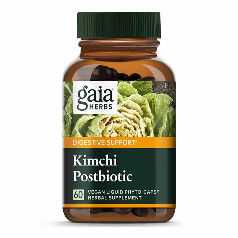 Kimchi Postbiotic, 60 Vegan Liquid Phyto-Caps, GH