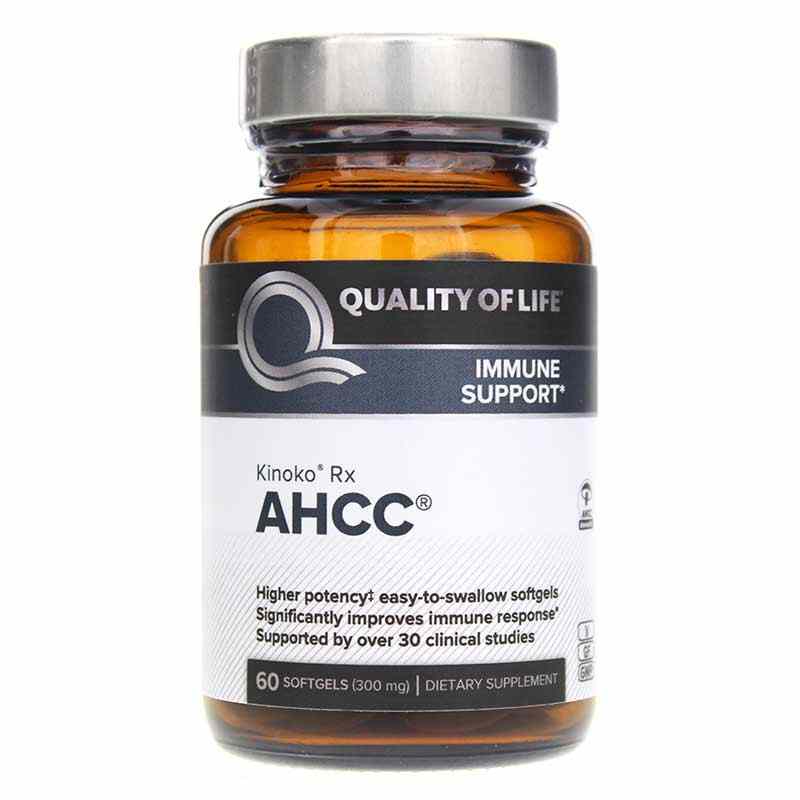 Kinoko Rx AHCC, 60 Softgels, QOL