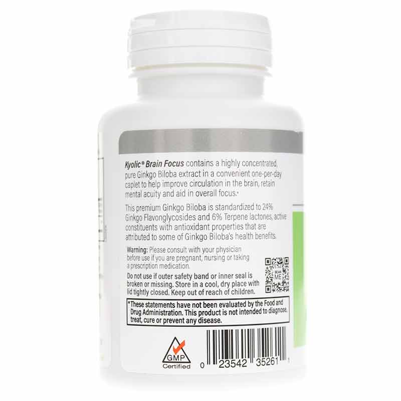 Kyolic Brain Focus, 60 Caplets, KYO