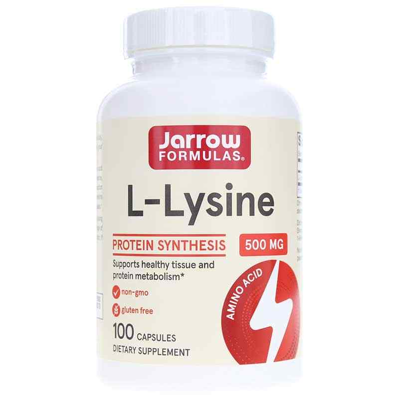 L-Lysine 500 Mg, 100 Capsules, JRF