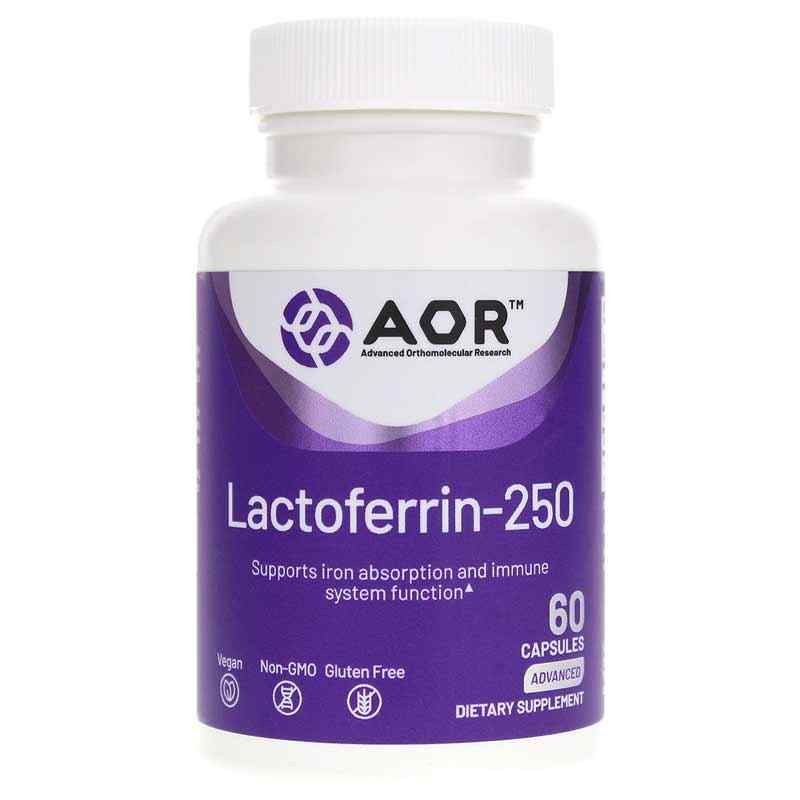 Lactoferrin-250, 60 Capsules, AOR