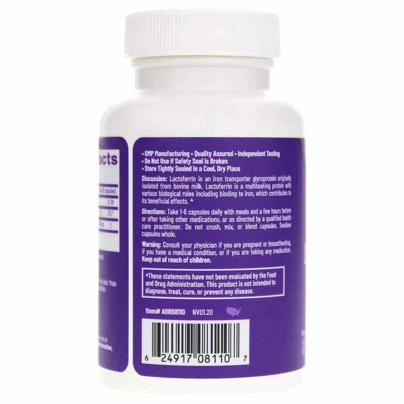 Lactoferrin-250, 60 Capsules, AOR