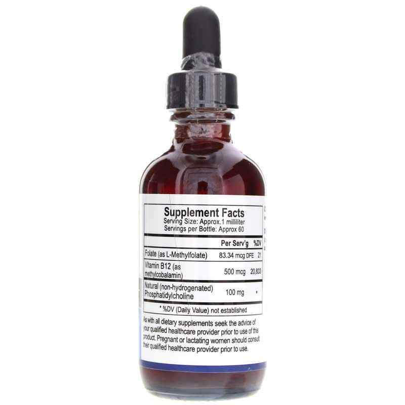 Liposomal B12/Methylfolate, 2 Oz, EMP