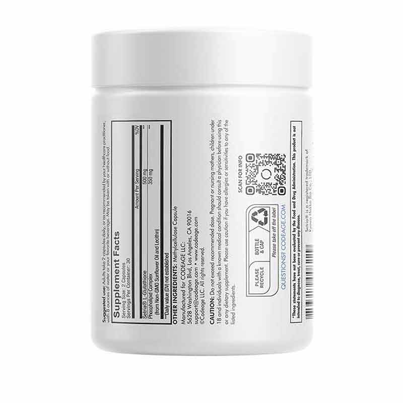 Liposomal Glutathione, 60 Capsules, CDE