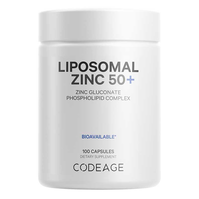 Liposomal Zinc 50, 100 Capsules, CDE