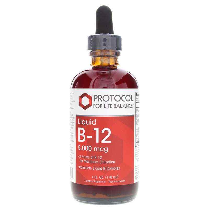 Liquid B-12 5,000 Mcg, Protocol For Life Balance