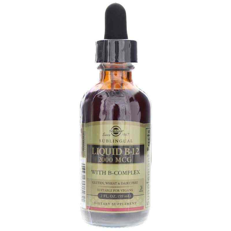 Liquid B 12 2000 Mcg Solgar