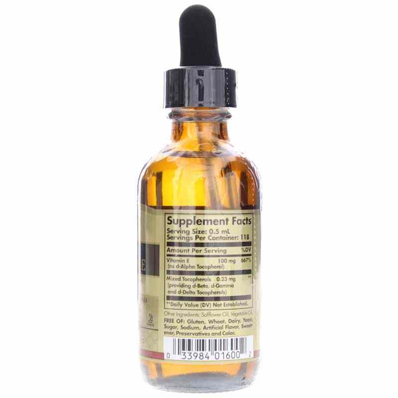 Liquid Vitamin E, 2 Oz, SLG