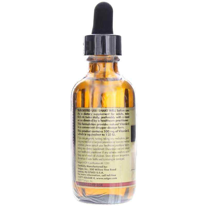 Liquid Vitamin E, 2 Oz, SLG