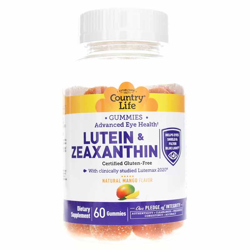 Lutein & Zeaxanthin Gummy, 60 Gummies, CTL