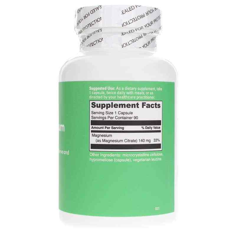 Magnesium Citrate, 90 Capsules, NHC