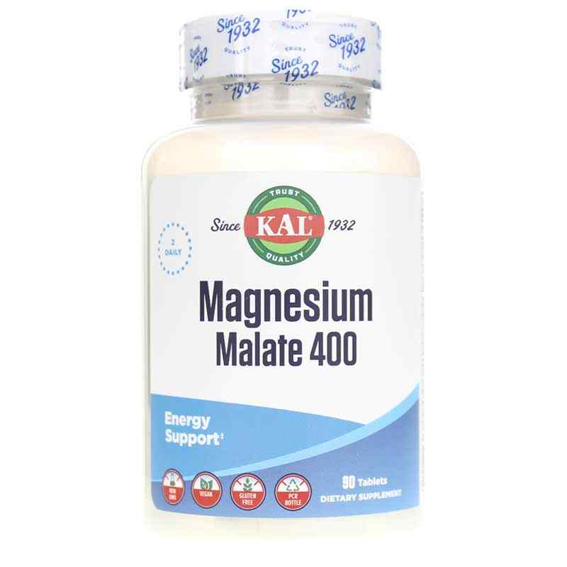 Magnesium Malate 400, 90 Tablets, KAL