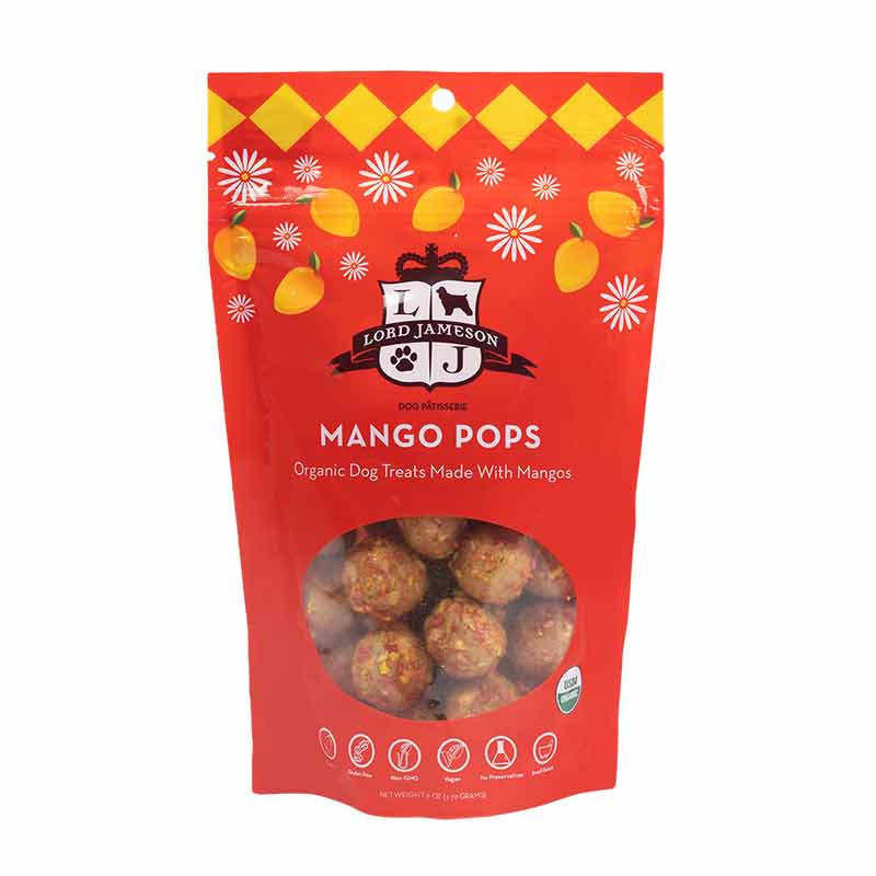 Mango Pops Vegan Dog Treats