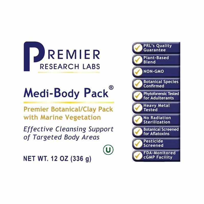 Medi-Body Pack Botanical Clay Pack, 12 Oz, PRL