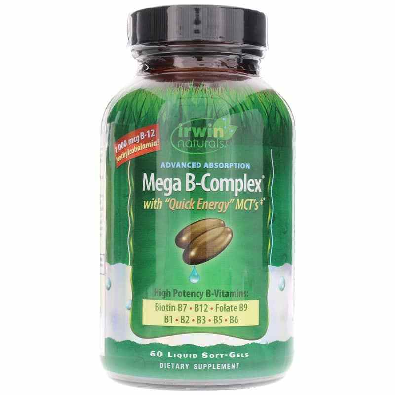 Mega B-Complex, Irwin Naturals