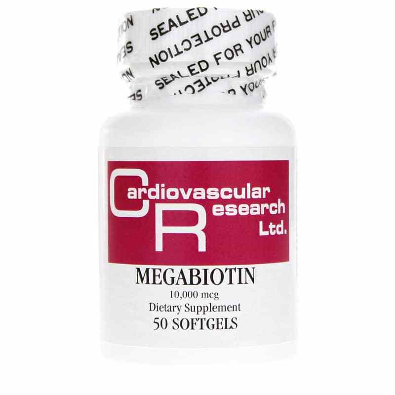 Megabiotin 10,000 Mcg, 50 Softgels, CR