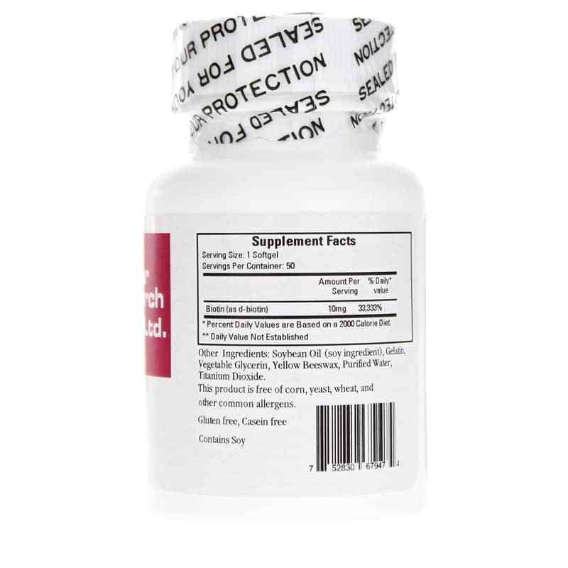 Megabiotin 10,000 Mcg, 50 Softgels, CR