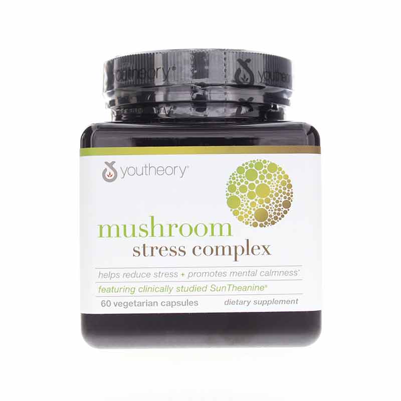 Mushroom Stress Complex, 60 Veg Capsules, YTY