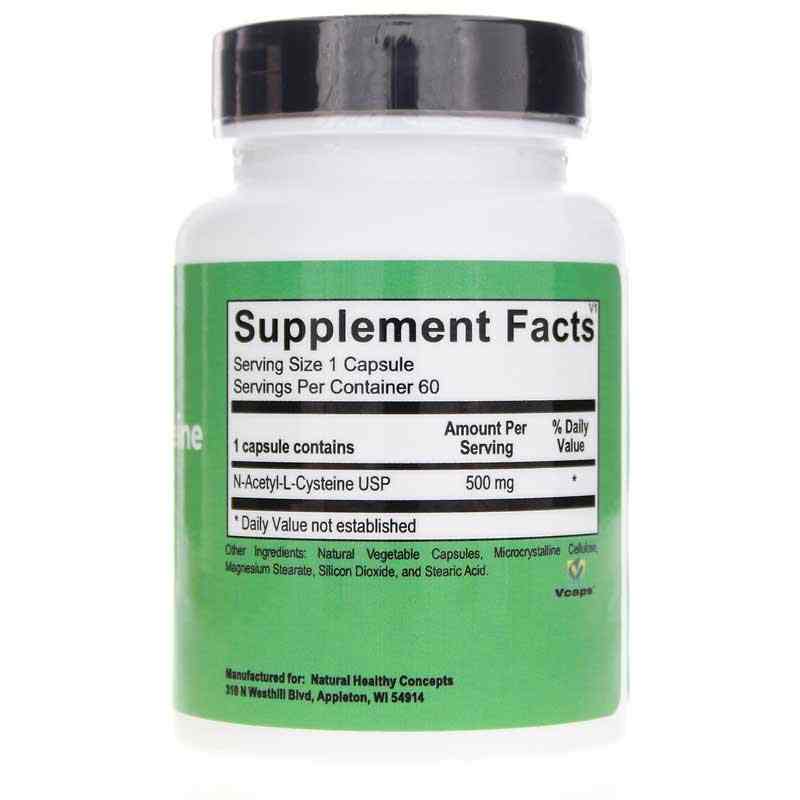 N-Acetyl Cysteine, 60 Capsules, NHC