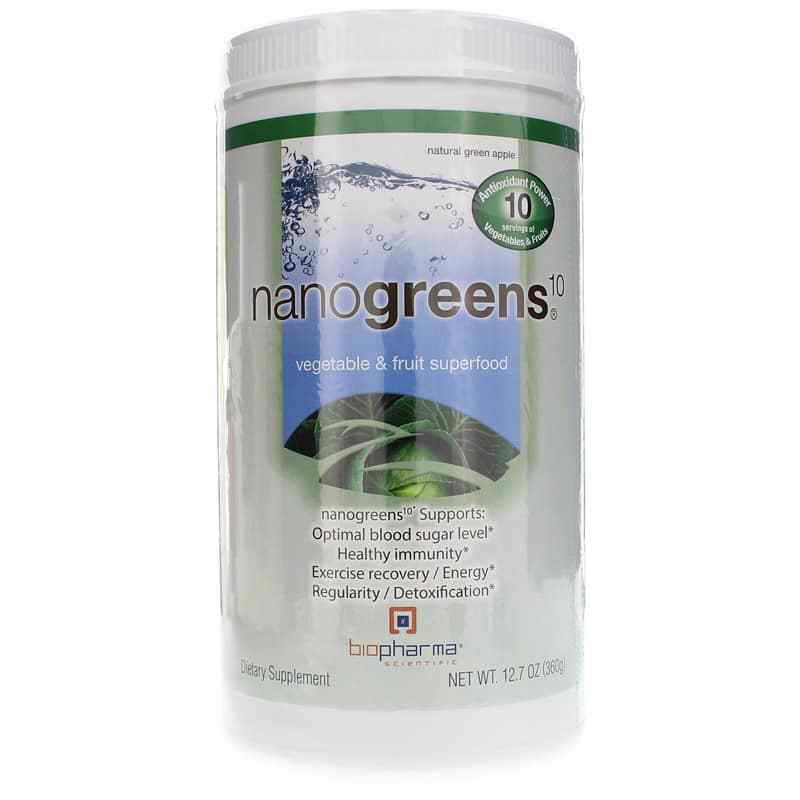 Biopharma Scientific - NanoGreens10 Green Apple 12.7 oz