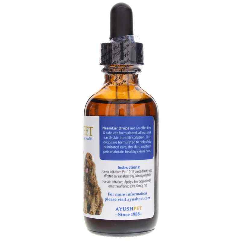 Neem Ear & Skin Topical Drops for Pets, 2 Oz, AY