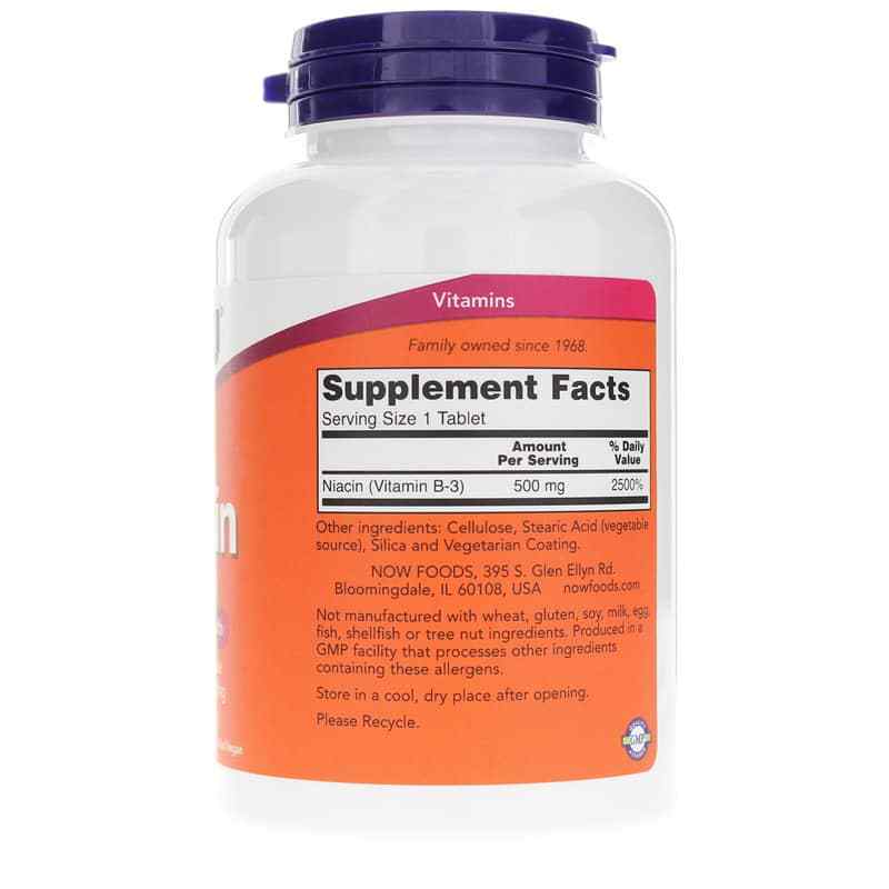 Niacin 500 Mg, NOW Foods