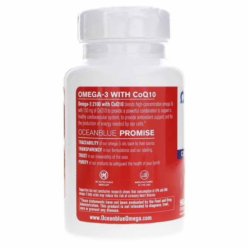 Omega-3 2100 with CoQ10, 90 Softgels, OBL