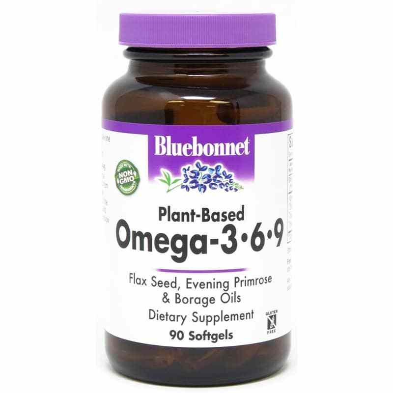 Omega-3-6-9 Plant Based, 90 Softgels, BB